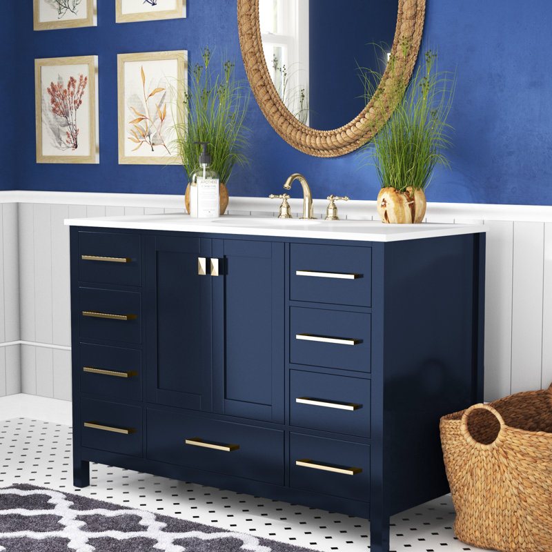 Andover Mills™ Broadview 48" Single Bathroom Vanity Set & Reviews Wayfair